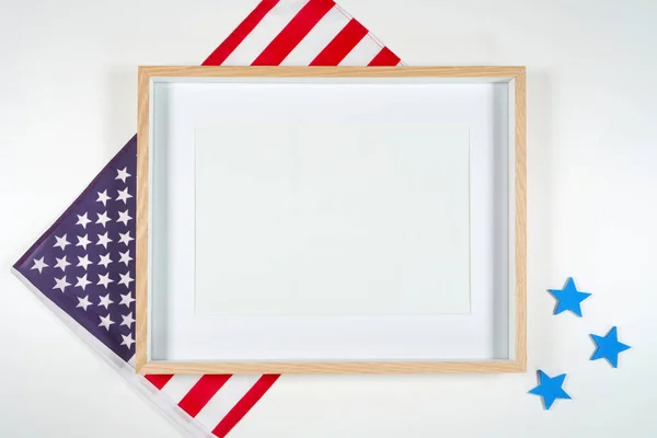 Patriotic Fourth of July, Independence Day theme craft product mockup. — Stock Photo, Image