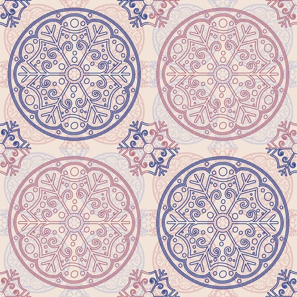 Abstract pattern tile in light colors — Stock Vector