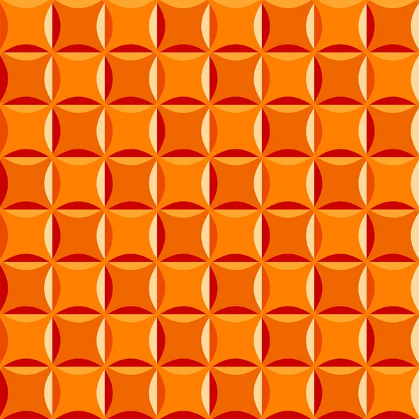 Seamless pattern in orange colors — Stock Vector