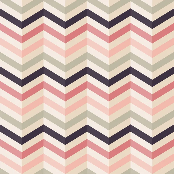 Fashion zigzag pattern in retro colors — Stock Vector