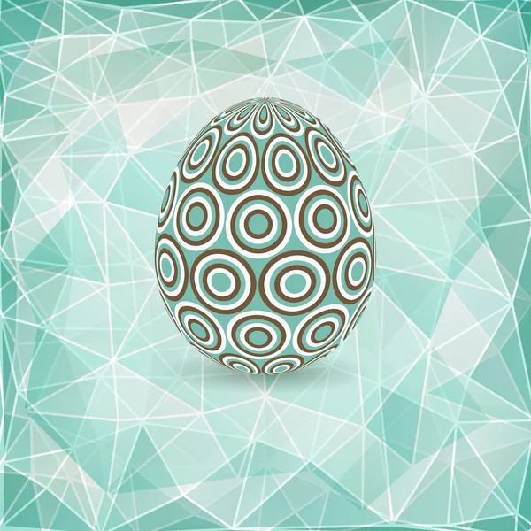 Oeuf de Pâques coloré — Image vectorielle