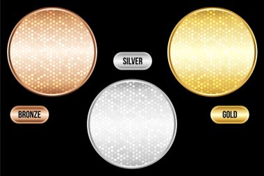 lüks Metalik arka planları bir dizi