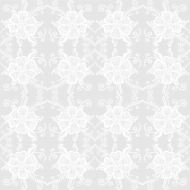 dantel çiçek desenli