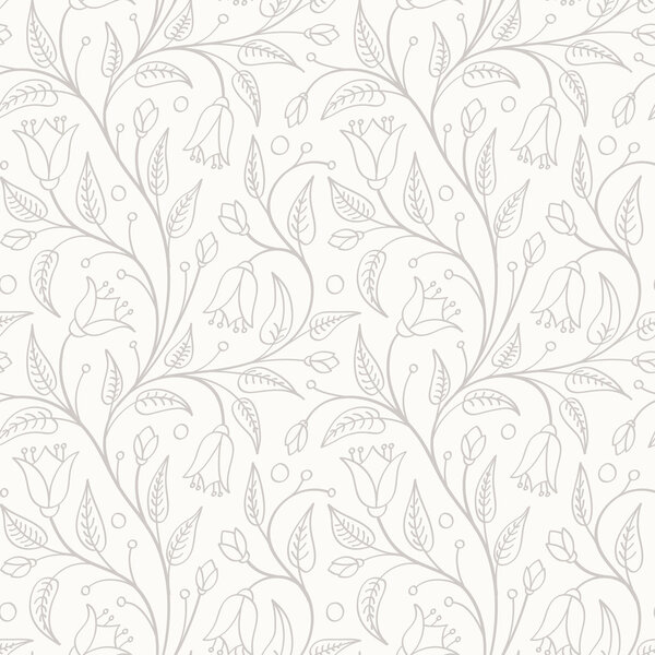 Бесшовный цветочный узор