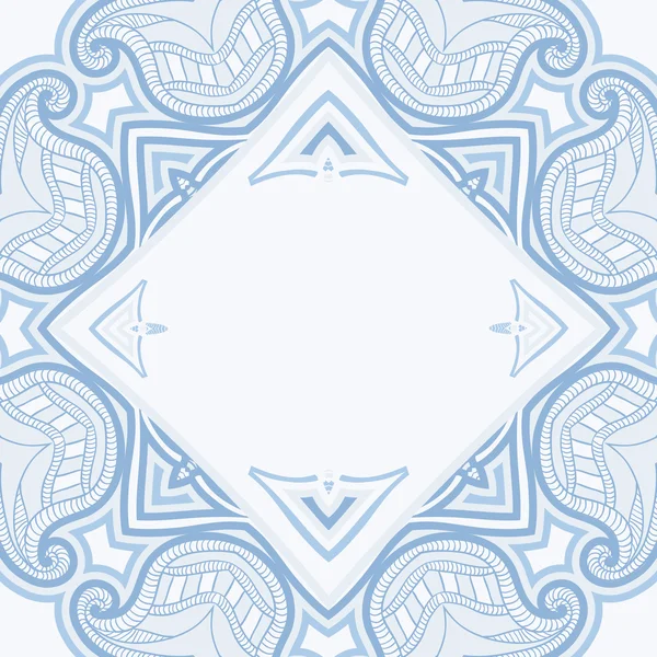 Grußkarte mit orientalischem Muster — Stockvektor