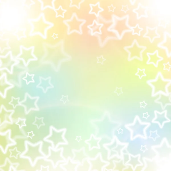 Svátky pozadí, hvězdy a měkké barvy — Stockový vektor