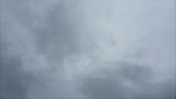 Čas Vypršel Pohybující Mění Barvu Oblohy Mraků Před Bouří Deštěm — Stock video