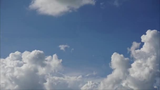 Time Lapse Sky Bright Clouds Were Moving Quickly Moving Clouds — Stock Video
