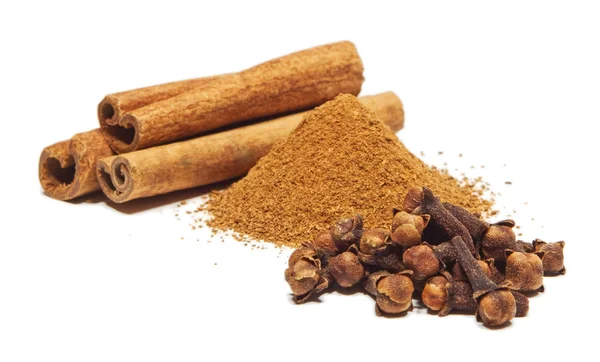 Cinnamon and clove — Stock Photo, Image