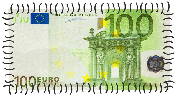 Jedno euro hundret — Zdjęcie stockowe