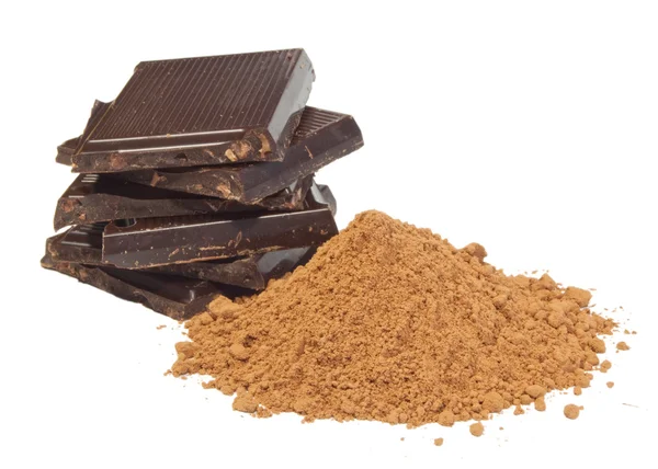 Schokolade und Kakao — Stockfoto