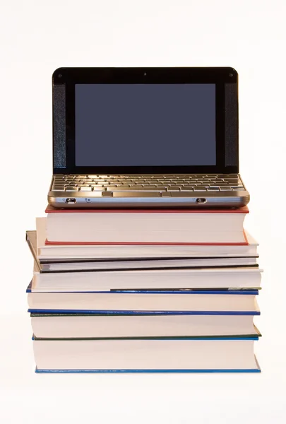 Book and laptop — Stock Photo, Image