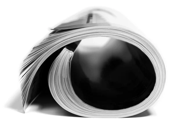 Rolled magazine — Stock Photo, Image