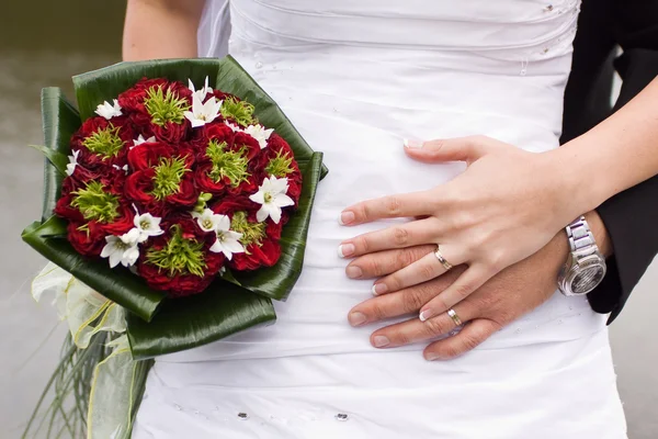 Wedding rings — Stock Photo, Image