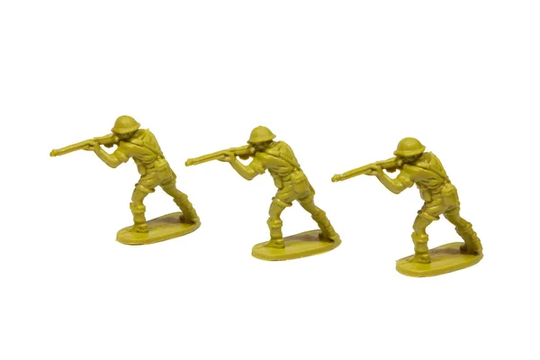Plast leksak soldater — Stockfoto