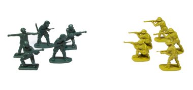 Toy soldiers clipart