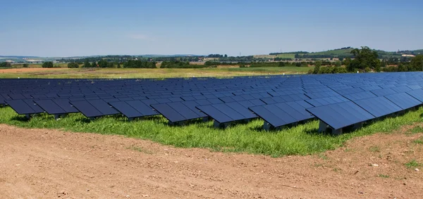 Solpaneler Stockbild