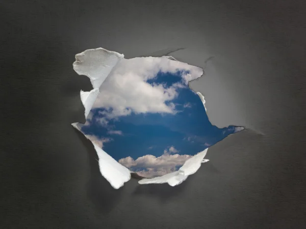 Dziura w niebie — Zdjęcie stockowe