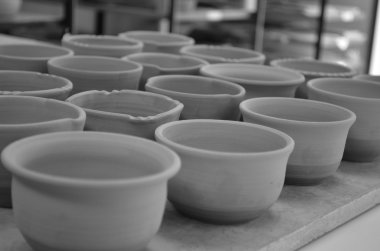 Fırın için bekliyorum Greenware