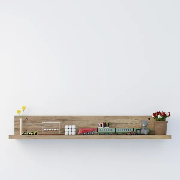 şık bookshelf çocuk odası
