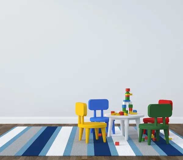 Interno della sala giochi kidsroom — Foto Stock