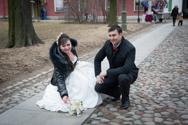 Bride and groom — Stock Photo, Image