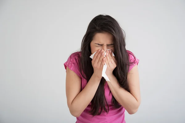 Alergia, resfriado, gripe —  Fotos de Stock