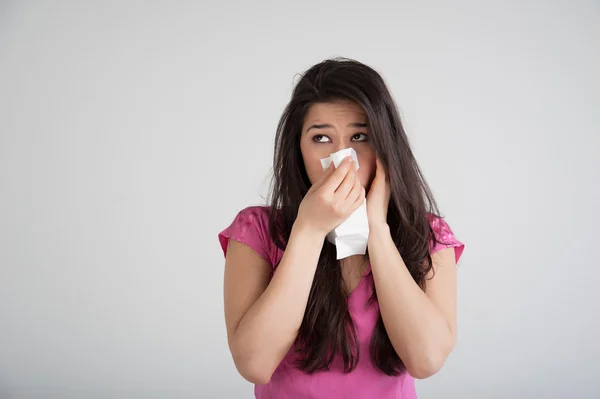 Alergia, resfriado, gripe —  Fotos de Stock