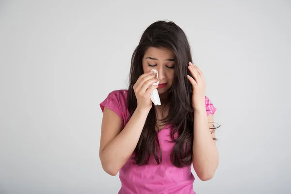 Alergia, resfriado, gripe —  Fotos de Stock