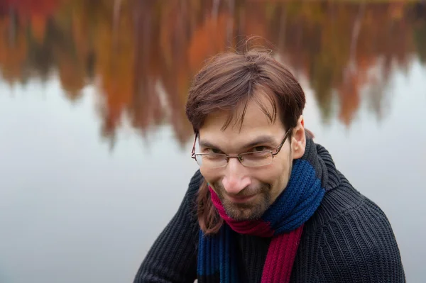 Young happy man smiling — Stock Photo, Image