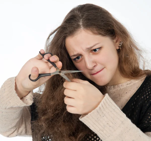 Проблема с волосами — стоковое фото
