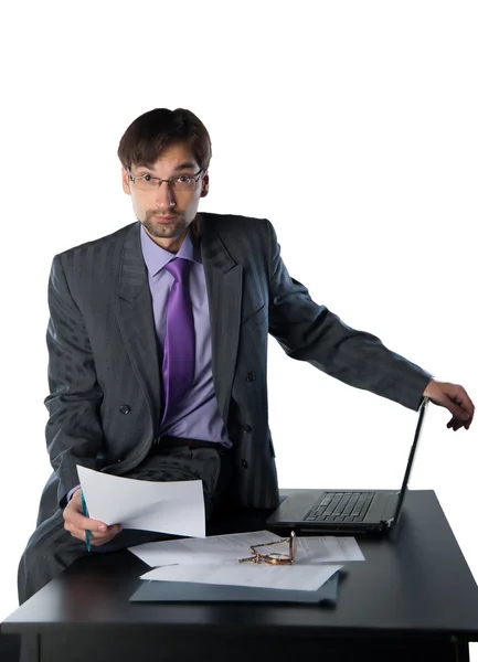 Man with glasses — Stock Photo, Image