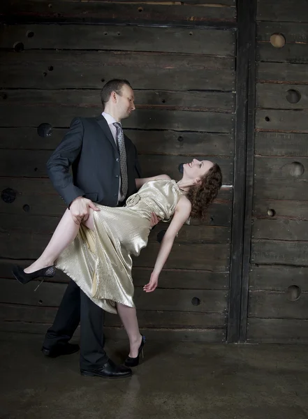 Pareja bailando — Foto de Stock