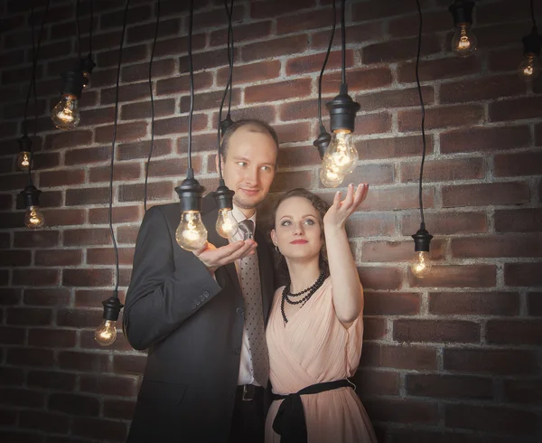 Amazing couple portraits — Stock Photo, Image