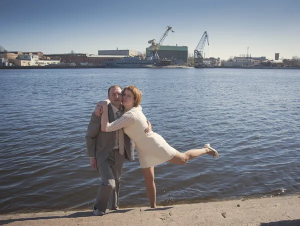 Gelukkig paar — Stockfoto