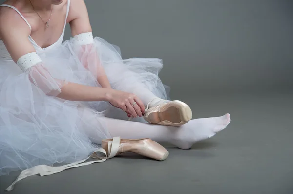 Tanečnice nosí pointes — Stock fotografie