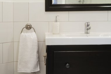 Contemporary bathroom basin clipart