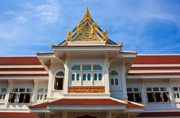 Ubosot nel tempio del Wat Rhai Pa, Trat, Thailandia — Foto Stock