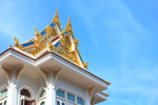 Ubosot2 en el Templo de la Wat Rhai Pa, Trat, Tailandia — Foto de Stock