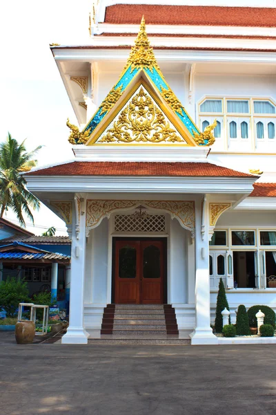 Ubosot3 en Templo de la Wat Rhai Pa, Trat, Tailandia —  Fotos de Stock