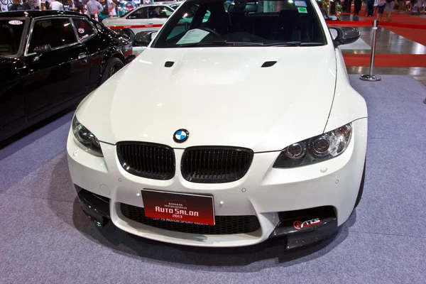 White BMW show at the second Bangkok international auto salon 20 — Stock Photo, Image