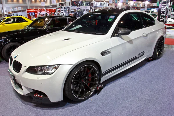 White BMW show at the second Bangkok international auto salon 20 — Stock Photo, Image