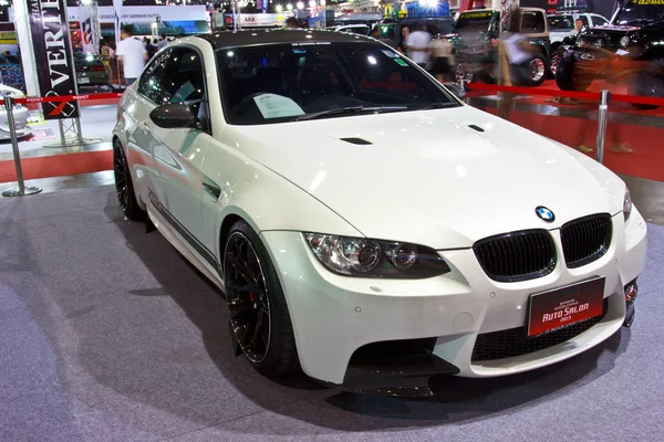 White BMW show at the second Bangkok international auto salon 20 — Stock Photo, Image