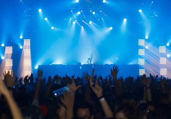 Steve aoki show på 808 festival 2013 — Stockfoto