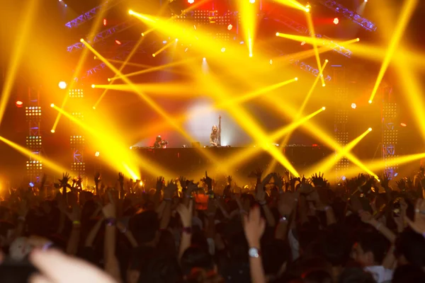 STEVE AOKI show at 808 FESTIVAL 2013 — Stock Photo, Image