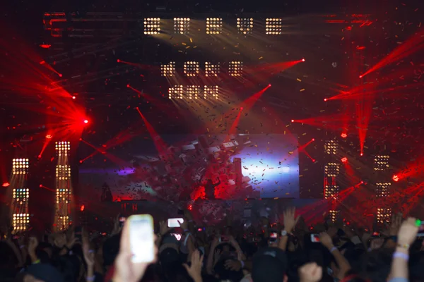 STEVE AOKI show en 808 FESTIVAL 2013 — Foto de Stock