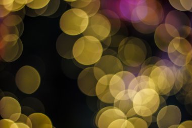 Sarı bokeh