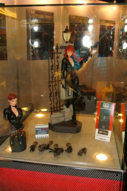 A model of the character Black Widow from the movies and comics  clipart