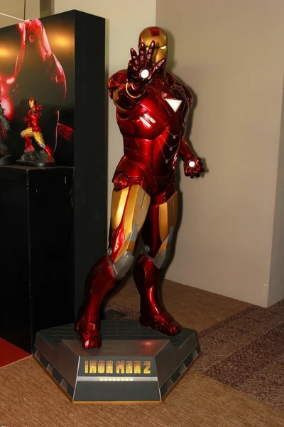 A model of the character Iron Man from the movies and comics — Stock Photo, Image