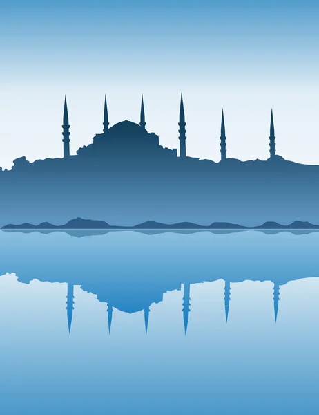 Silhouette of Istanbul — Stock Vector
